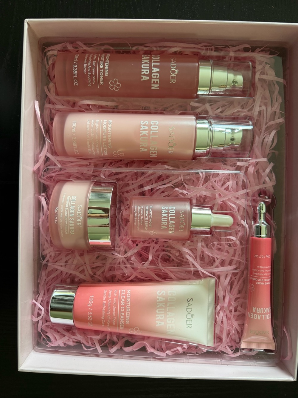 SADÖER Collagen Sakura Pink Skincare Set